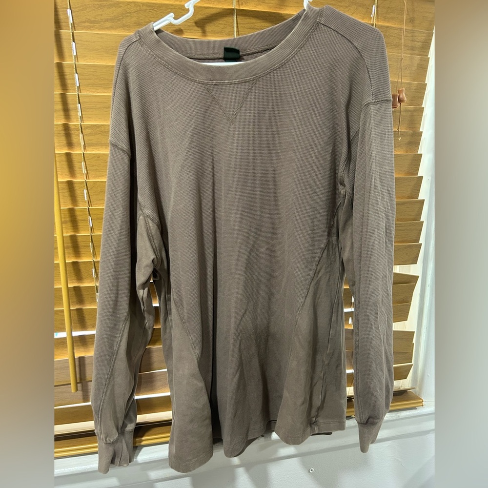 Cute brown long sleeve shirt